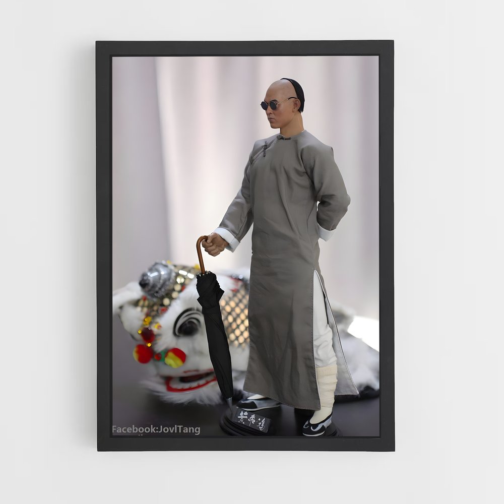 Poster La Poupée Sous La Pluie – affiche Kung Fu (vue 2)